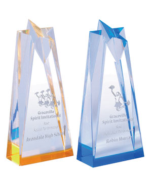 Acrylic Sculpted Star Awards